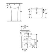 Lavabo Colonne ALIN G-025