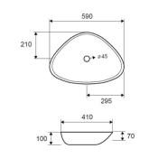 Lavabo à poser LT 1137