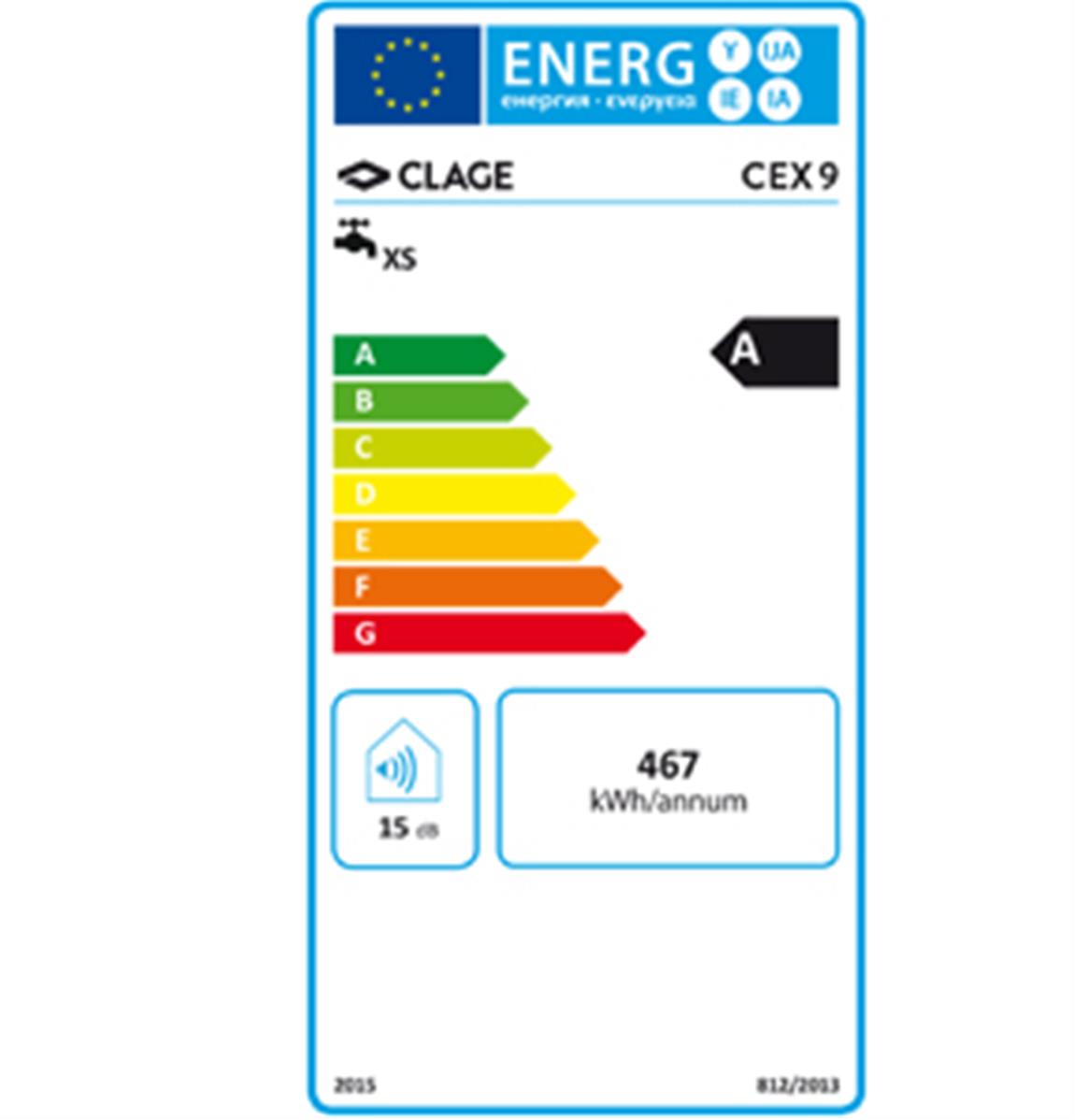 Chauffe-eau instantané électrique compact CEX 9 (CX2) · CLAGE.fr