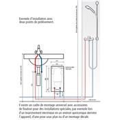 Chauffe-eau instantané DBX 24 Next - 400 V - Douche, lavabo, évier