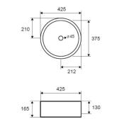 Lavaboi rond vasque à poser LT 3070