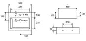 Lavabo suspendu LT 5027