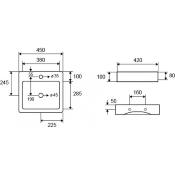 Lavabo suspendu LT 5032