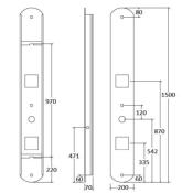 Colonne de douche hydromassante IOS